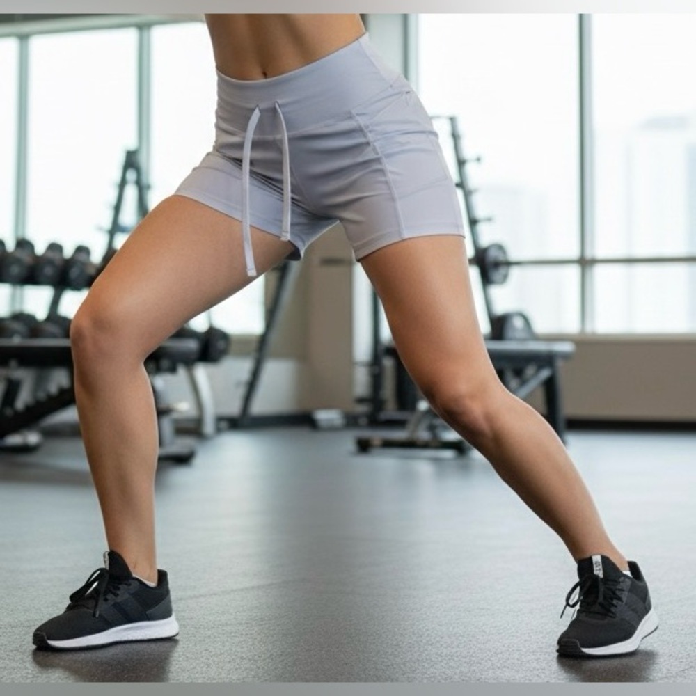 Hype Women's Light Purple Athletic Shorts